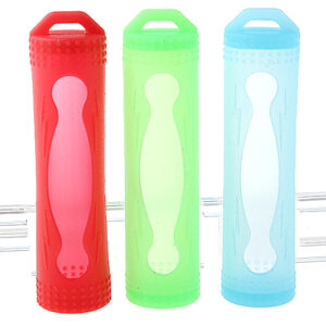 18650 Battery Protective Silicone Sleeve Case (3 Pieces)
