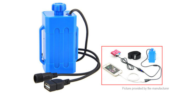 4*18650 Rechargeable Li-ion Battery Pack Charging Box for Bicycle Light