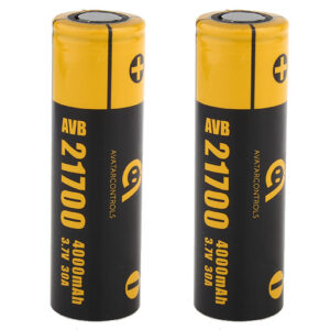 AVB 21700 3.7V 4000mAh Rechargeable Li-ion Battery (2-Pack)