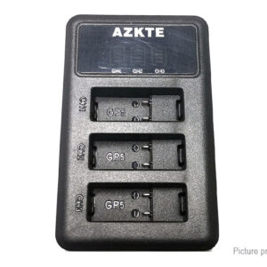 AZKTE AT850 3-Slot Battery Charger for GoPro HERO7/HERO6/HERO5