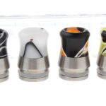 Acrylic + Stainless Steel Hybrid Wide Bore Drip Tip (4 Pieces)