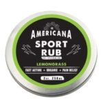 Americana Sport Full Spectrum CBD Rub/Salve 2oz Lemongrass 250mg