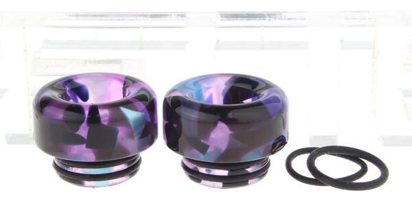 Authentic Amusing Vape Resin Wide Bore Drip Tip for GOON Atomizer (2-Pack)
