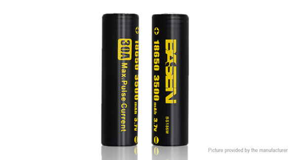 Authentic BASEN IMR 18650 3.7V 3500mAh Rechargeable Li-Mn Batteries (2-Pack)
