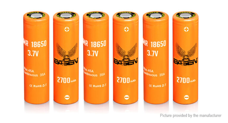 18650 battery pulse ratings