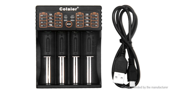 Authentic Colaier C40 4-Slot Smart Li-ion/Ni-MH Battery Charger
