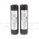 Authentic EVVA 18650 3.7V "3500mah" Rechargeable Li-ion Batteries (2-Pack)