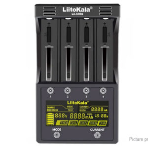 Authentic LiitoKala Lii-500S 4-Slot Li-ion/Ni-MH Battery Charger (EU)