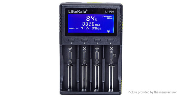 Authentic LiitoKala Lii-PD4 4-Slot Battery Charger (US)