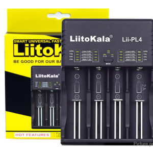 Authentic LiitoKala Lii-PL4 4-Slot Battery Charger (US)