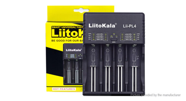 Authentic LiitoKala Lii-PL4 4-Slot Battery Charger (US)