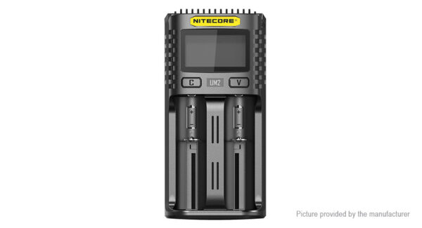 Authentic Nitecore UM2 2-Slot Intelligent Li-ion Battery Quick Charger