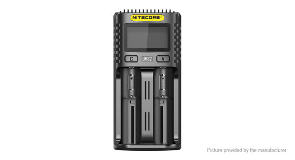 Authentic Nitecore UMS2 2-Slot Intelligent Li-ion Battery Quick Charger