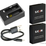 Authentic SJCAM Battery Charger + 3.8V 1000mAh Li-ion Battery