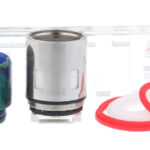 Authentic Skullvape T10 Coil Head + O-ring + 810 Drip Tip Set for SMOK TFV12 Prince