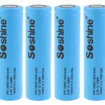 Authentic Soshine 18650 3.2V 1600mAh Rechargeable LiFePO4 Battery (4-Pack)
