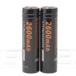 Authentic Soshine 18650 3.7V 2600mAh Rechargeable Li-ion Battery (2-Pack)