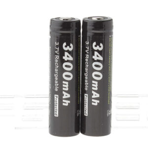 Authentic Soshine 18650 3.7V 3400mAh Rechargeable Li-ion Batteries (2-Pack)