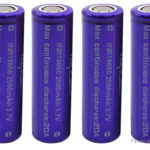 Authentic Vapcell 18650 3.7V 2500mAh Rechargeable Li-ion Battery (4-Pack)