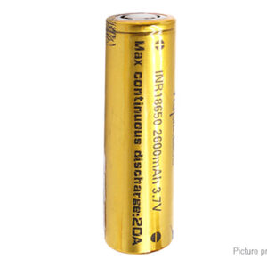 Authentic Vapcell INR 18650 3.7V 2600mAh Rechargeable Li-ion Battery