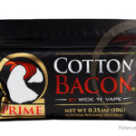 Authentic Wick 'N' Vape Cotton Bacon Prime Cotton Wick for E-Cigarette (30-Pack)