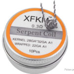 Authentic XFKM Kanthal A1 Serpent Pre-Coiled Wire