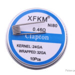 Authentic XFKM Ni80 Clapton Pre-Coiled Wire
