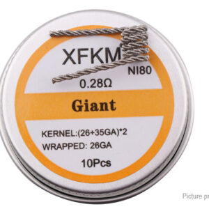 Authentic XFKM Ni80 Giant Pre-Coiled Wire