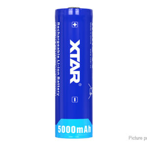 Authentic XTAR 21700 3.6V 5000mAh Rechargeable Li-ion Battery