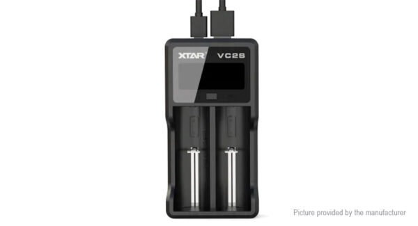 Authentic XTAR VC2S 2-Slot Smart Li-ion/Ni-MH Battery Charger