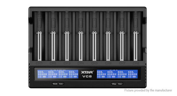 Authentic XTAR VC8 8-Slot Smart Battery Charger