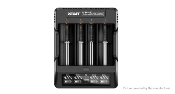 Authentic XTAR VP4C 4-Slot Smart Battery Charger