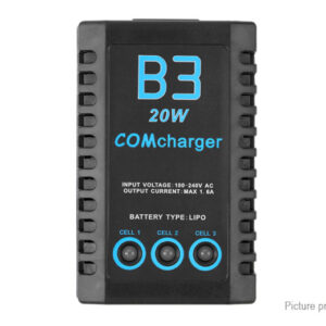 B3 20W 7.4V / 11.1V LiPo Battery Balance Charger for R/C Models (US)