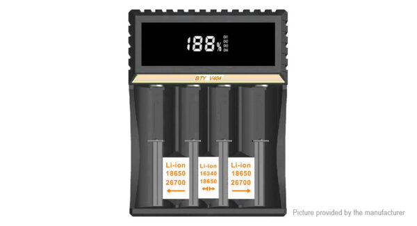 BTY V404 4-Slot Li-ion Battery Charger