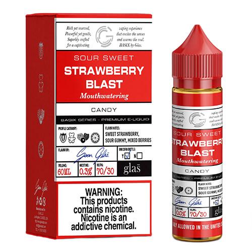 Basix Series by Glas E-Liquid - Strawberry Blast - 60ml / 0mg