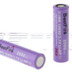 BestFire IMR 18650 3.7V "2500mAh" Rechargeable Li-HP Batteries (2-Pack)