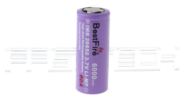 BestFire IMR 26650 3.7V "6000mAh" Rechargeable Li-MP Battery