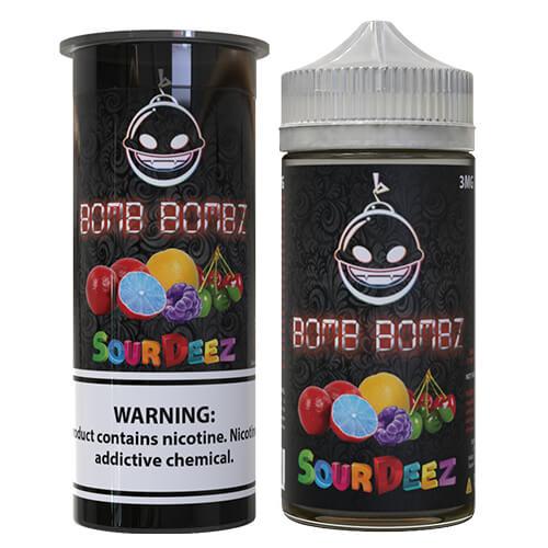 Bomb Bombz Premium E-Liquid - Sour Deez - 100ml / 0mg