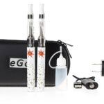 CE4 Stars Pattern 6-in-1 USB Rechargeable 1100mAh E-Cigarette Starter Kit