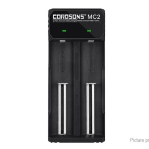 COROSOS MC2 2-Slot Smart Li-ion/Ni-MH/Ni-CD Battery Charger