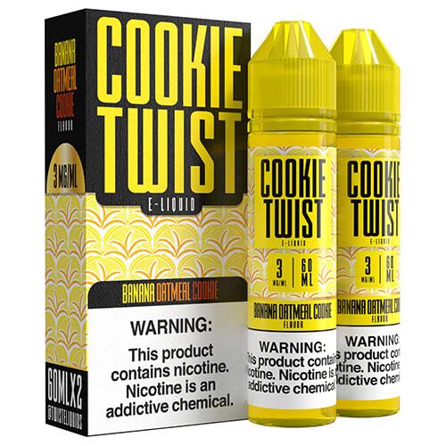 Cookie Twist E-Liquids - Banana Oatmeal Cookie - 2x60ml / 0mg