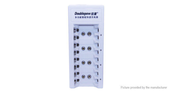 Doublepow K08 Multifunctional 8-Slot Battery Charger