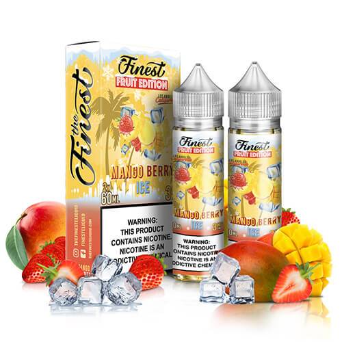 Finest E-Liquid Fruit Edition On Ice - Mango Berry ICE - 2x60ml / 0mg