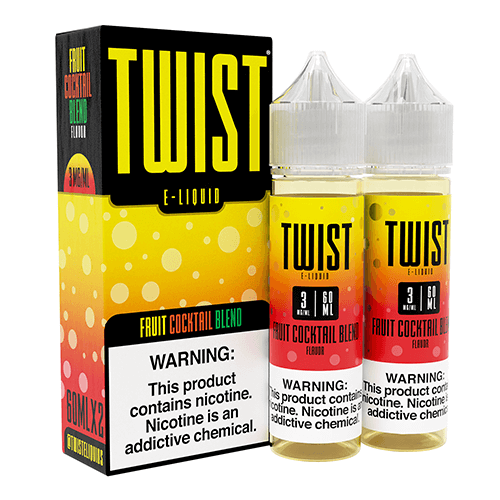 Fruit Twist E-Liquids - Fruit Cocktail Blend - 2x60ml / 0mg
