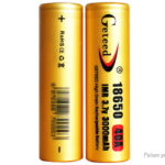 GETEED IMR 18650 3.7V 3000mAh Rechargeable Li-ion Battery (2-Pack)