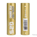Golisi G25 IMR 18650 3.7V 2500mAh Rechargeable Li-ion Battery (2-Pack)