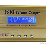 HTRC B6 V2 80W 6A Digital Battery Balance Charger Discharger