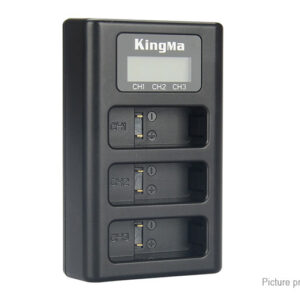 KingMa BM043 3-Slot Battery Charger for GoPro HERO6/HERO5