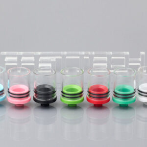 Large Size Glass + ABS Hybrid 510 Drip Tip (9-Pack)