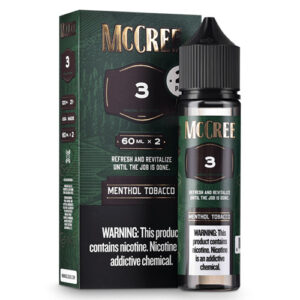 McCree E-Liquid - Menthol Tobacco - 2x60ml / 0mg